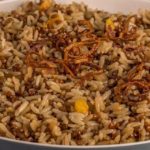 طريقة اعداد مجدرة الأرز مع المشمش المجفف والبرتقال